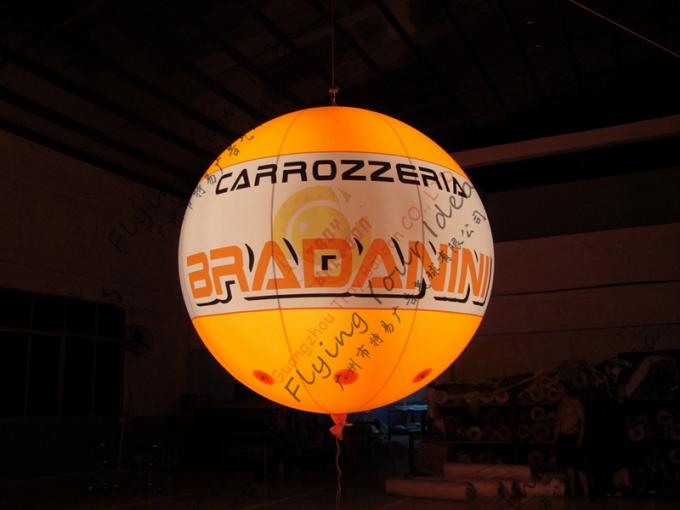 Aangepaste Opblaasbare Reclameballon, LEIDENE Lichte Opblaasbare Heliumballon