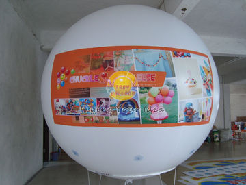 Customized Filled Advertising Helium Sphere Balloons with 0.18mm PVC Material