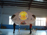 China 3.5*2m Opnieuw te gebruiken Opblaasbare Reclame Ovale Ballon, 0.18mm pvc van de heliumkwaliteit met Bilaterale druk voor het openen van gebeurtenissen vennootschap 