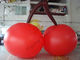 China Rood pvc 3m Hoge Kers Gevormde Ballons voor Handelsbeursvertoning exporteur 