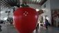 China 3.5m Aangepaste Grote Druk van Pantone van Hoogte de Appelvormige Ballons Kleur exporteur 