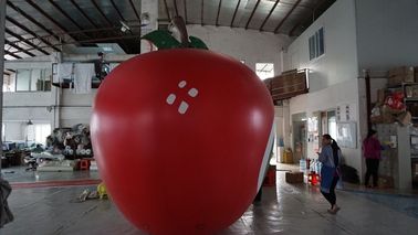 3.5m Aangepaste Grote Druk van Pantone van Hoogte de Appelvormige Ballons Kleur